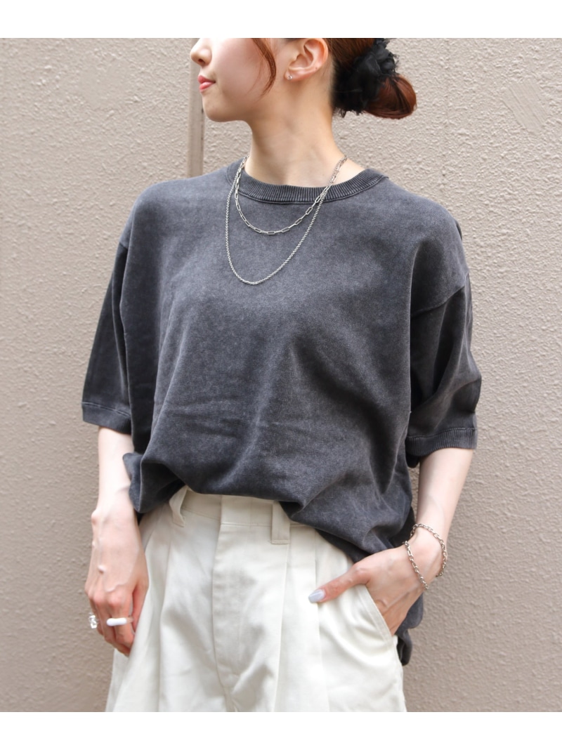 RYE TENDER RYE TENDER/(U)RYE TENDER SUNRAY TEE ステップス トップス カットソー・プルオーバー 黒いこと 薄墨色【貨物輸送無料】