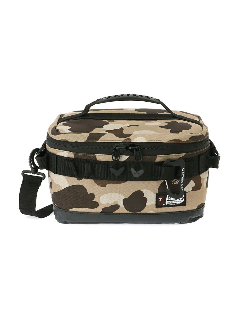 A BATHING APE BAPE CAMO SOFT COOLER S M ア ベイシング エイプ バッグ その他のバッグ ベージュ グリーン【送料無料】