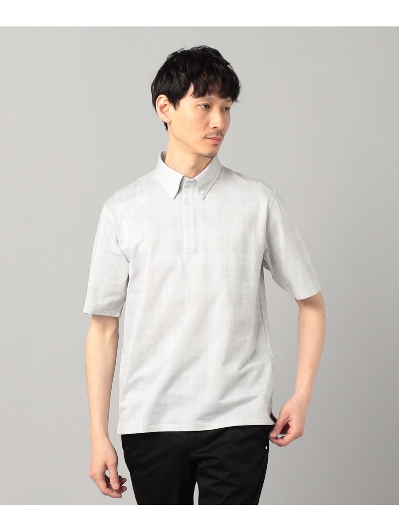 【SALE／30%OFF】COMME CA MEN [IL PRINCIPE]和歌山編み プルオーバー スポーツシャツ コムサメン トップス スポーツシャツ 黒いこと 白いこと【RBA_E】【貨物輸送無料】