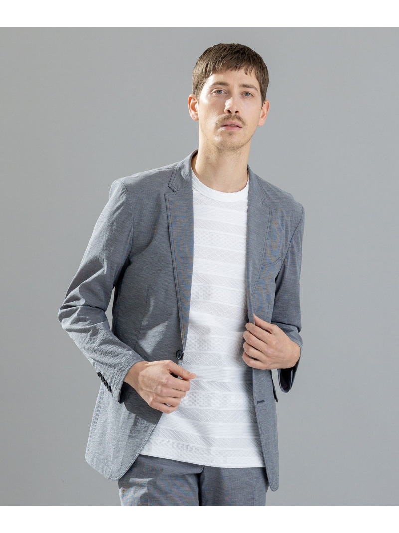 【SALE／30%OFF】JOSEPH HOMME スーパーストレッチウェザー ジャケット ジョゼフ オム ジャケット・アウター テーラードジャケット・ブレザー ブラック グレー【RBA_E】【送料無料】｜ Fashion Men
