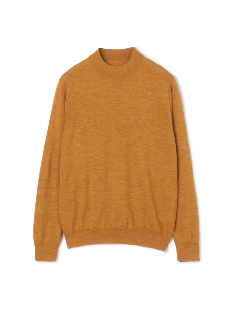 TOMORROWLAND MEN TOMORROWLAND tricot スーパーファインメリノウール モックネックプルオーバー S-WOOL トゥモローランド トップス ニット グレー ホワイト ネイビー グリーン イエロー ブラック【送料無料】｜ Fashion Men