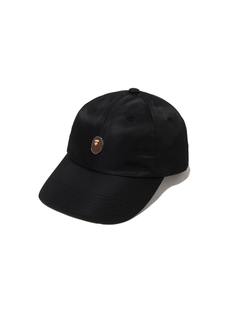 A BATHING APE ONE POINT PANEL CAP ア ベイシング エイプ 帽子 キャップ ネイビー グリーン ブラック【送料無料】｜ Fashion Men