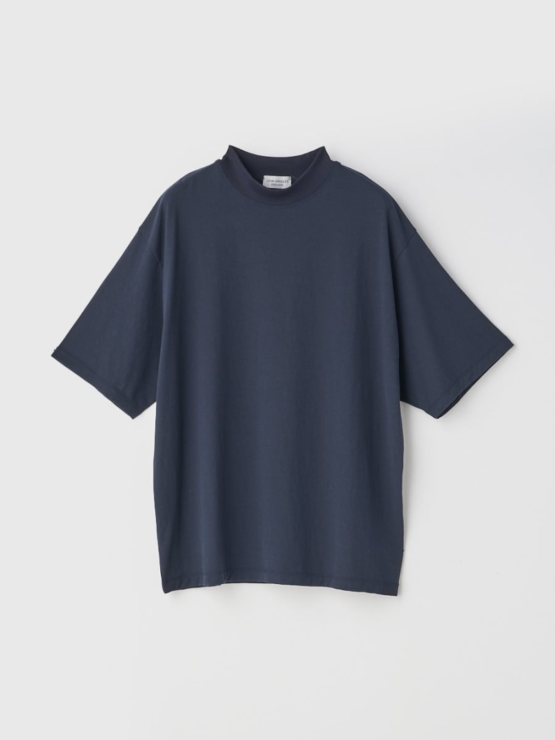 JOHN SMEDLEY 綿織物 オーバーサイズモックネックプルオーバー｜UTS952 ジョンスメドレー トップス カットソー・プルオーバー 米国海軍【貨物輸送無料】