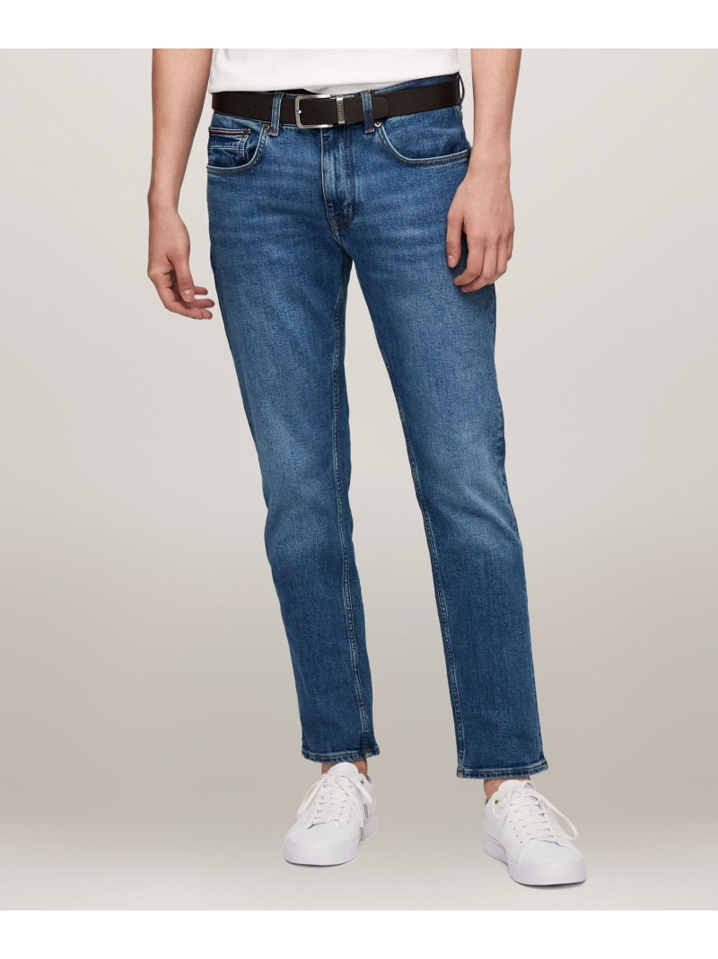 TOMMY HILFIGER Denton ストレートフィットジーンズ トミーヒルフィガー パンツ ジーンズ・デニムパンツ ブルー【送料無料】