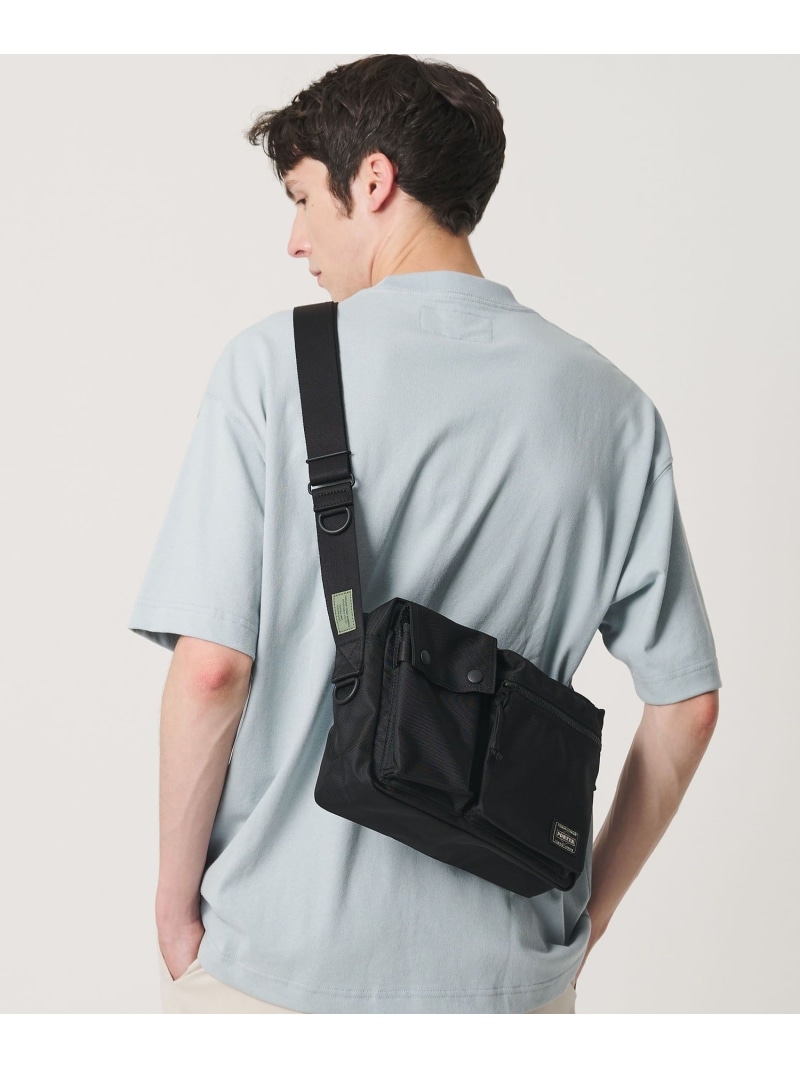 BEAUTY&YOUTH UNITED ARROWS ＜PORTER＞ユニット ショルダー バッグ ビューティー＆ユース　ユナイテッドアローズ バッグ ショルダーバッグ ブラック【送料無料】