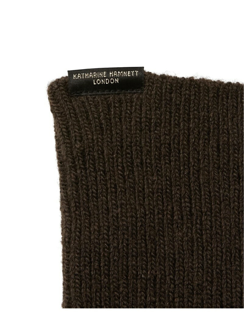 KATHARINEHAMNETTLONDONKATHARINEHAMNETTLONDON/(U)RECYCLEWOOLARMWARMER-SHORTリバースプロジェクトストアファッション雑貨手袋ブラウングレーグリーン【送料無料】