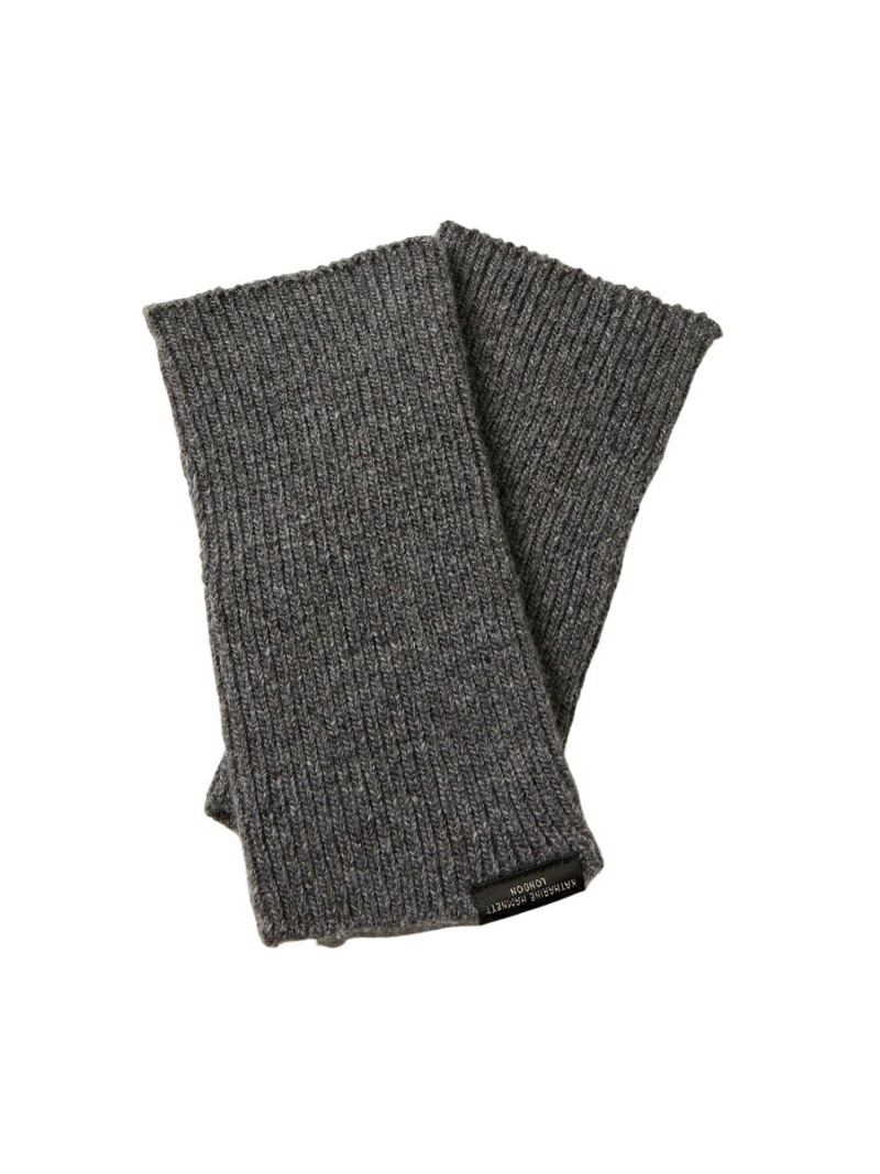 KATHARINEHAMNETTLONDONKATHARINEHAMNETTLONDON/(U)RECYCLEWOOLARMWARMER-SHORTリバースプロジェクトストアファッション雑貨手袋ブラウングレーグリーン【送料無料】