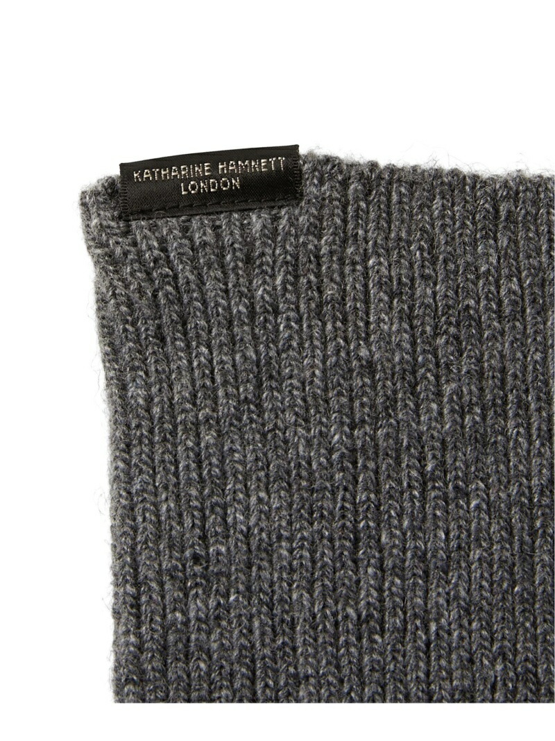 KATHARINEHAMNETTLONDONKATHARINEHAMNETTLONDON/(U)RECYCLEWOOLARMWARMER-SHORTリバースプロジェクトストアファッション雑貨手袋ブラウングレーグリーン【送料無料】