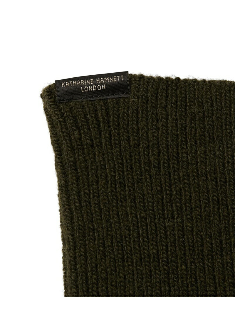 KATHARINEHAMNETTLONDONKATHARINEHAMNETTLONDON/(U)RECYCLEWOOLARMWARMER-SHORTリバースプロジェクトストアファッション雑貨手袋ブラウングレーグリーン【送料無料】
