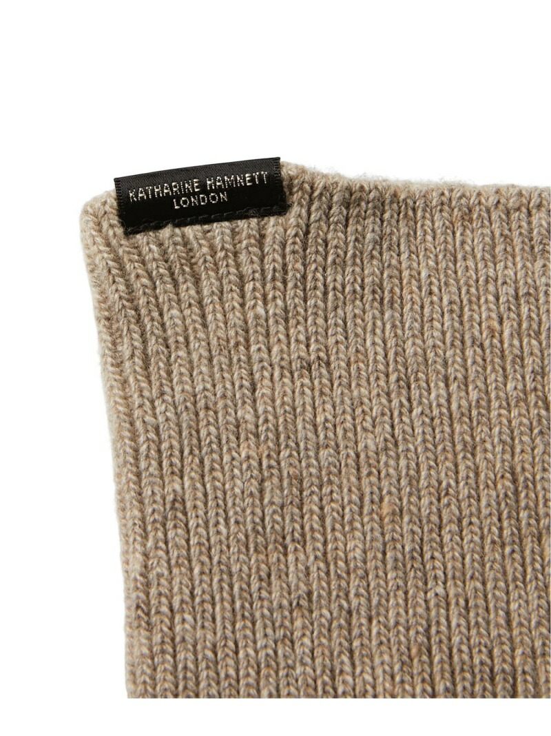 KATHARINEHAMNETTLONDONKATHARINEHAMNETTLONDON/(U)RECYCLEWOOLARMWARMER-SHORTリバースプロジェクトストアファッション雑貨手袋ブラウングレーグリーン【送料無料】