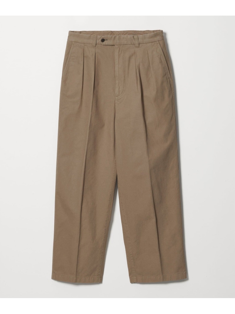 【SALE／40%OFF】Steven Alan ＜Steven Alan＞ ガーメントダイ 御機嫌捻じれ はたご屋 ツープリーツ お召しもの トラウザーズ もの言う花＆若い衆 ユナイテッドアローズ ズボン下 スラックス・お召しものズボン下 米国海軍【RBA_E】【貨物輸送無料】
