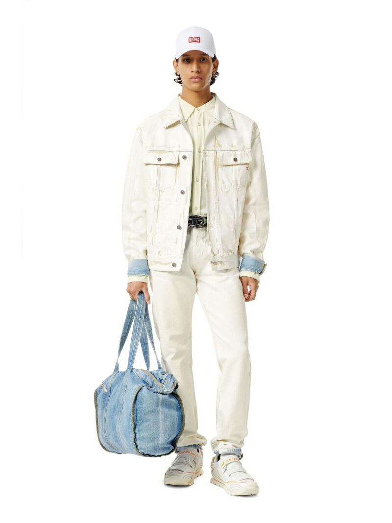 Diesel Ss22 メンズ ホワイト デニムジャケット