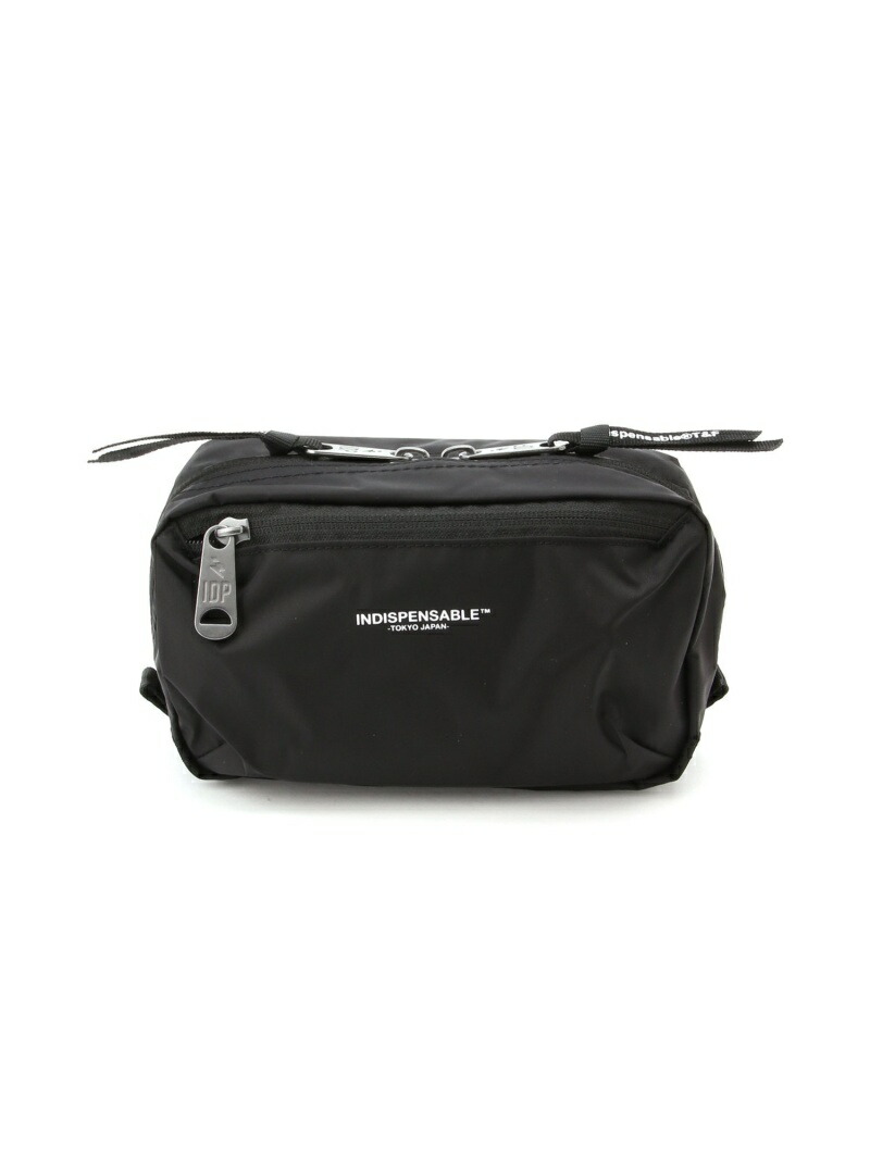 INDISPENSABLE INDISPENSABLE (U)IDP MULTI POUCH SUBCONTAINER ECONYL ハンドサイン 財布・ポーチ・ケース ポーチ ブラック