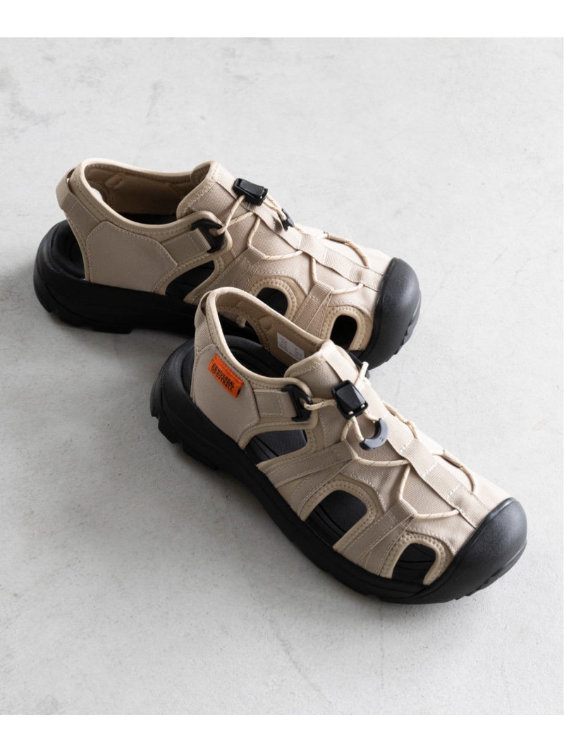 UNIVERSAL OVERALL UNIVERSAL OVERALL/厚底ワークスニーカーサンダル UO32 サンダル Sneaker Sandal セットアップ七つ シューズ・靴 サンダル 白いこと  黒いこと 薄墨色【此れから取っておく】*【貨物輸送無料】