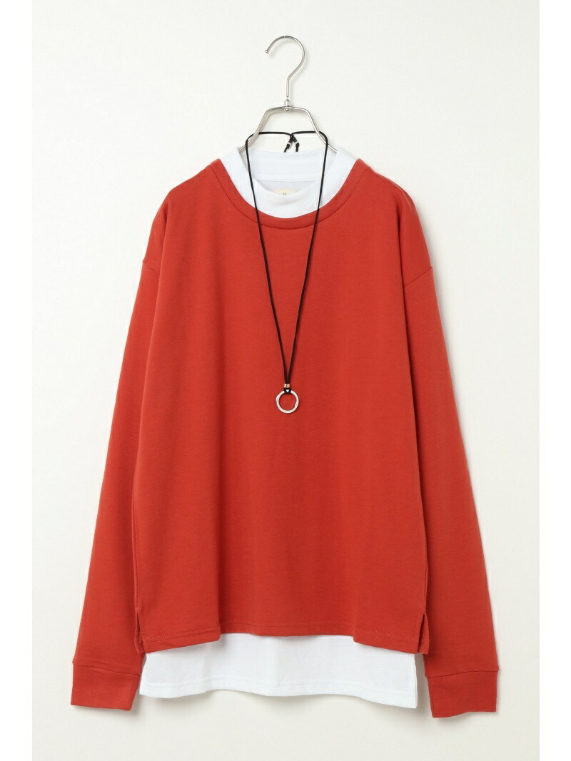 【楽天市場】【SALE／26%OFF】VENCE share style アクセ付きミニ裏毛モックネックアンサンブル ヴァンス エクスチェンジ