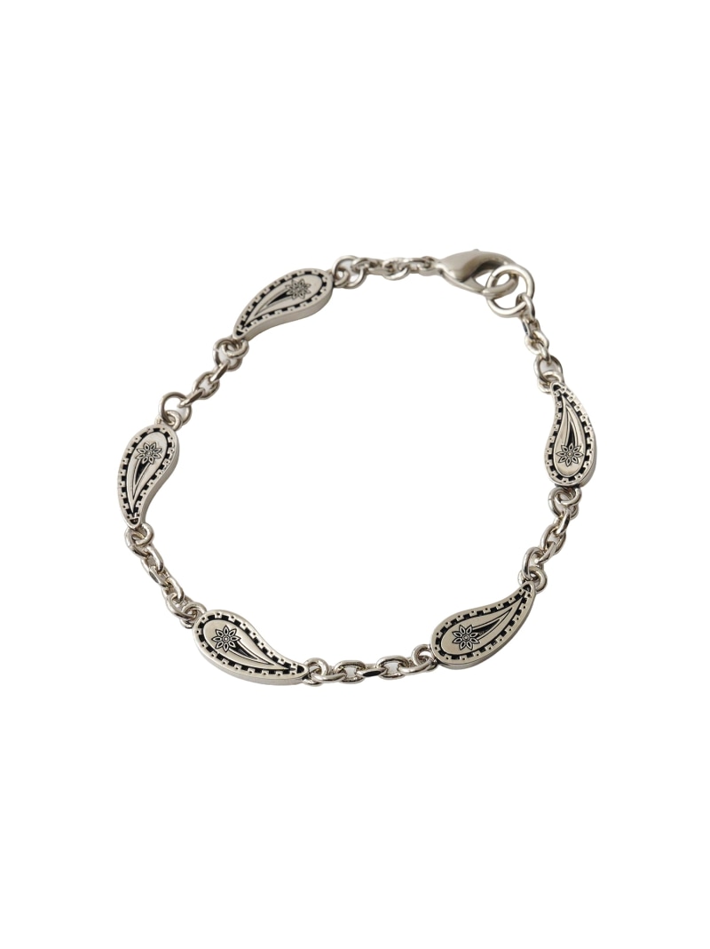 Subciety Paisley chain bracelet サブサエティ 付属品・ウオッチ ブレスレット・バングル しろがね色【貨物輸送無料】