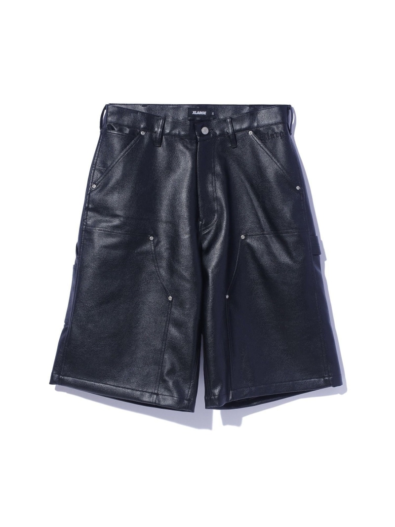 XLARGE OLD ENGLISH FAUX LEATHER SHORT PANTS エクストララージ パンツ その他のパンツ ブラック【送料無料】