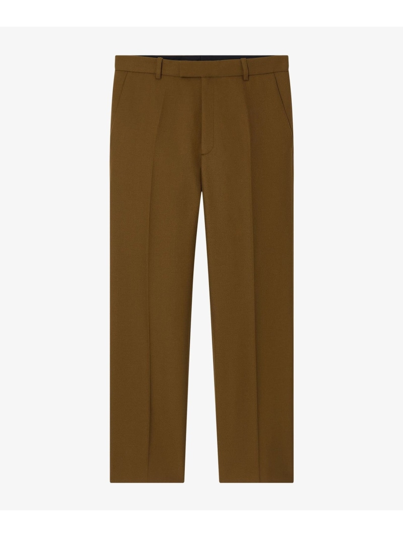 A.P.C. プレスライン入りパンツ アー・ぺー・セー パンツ スラックス・ドレスパンツ カーキグリーン【送料無料】