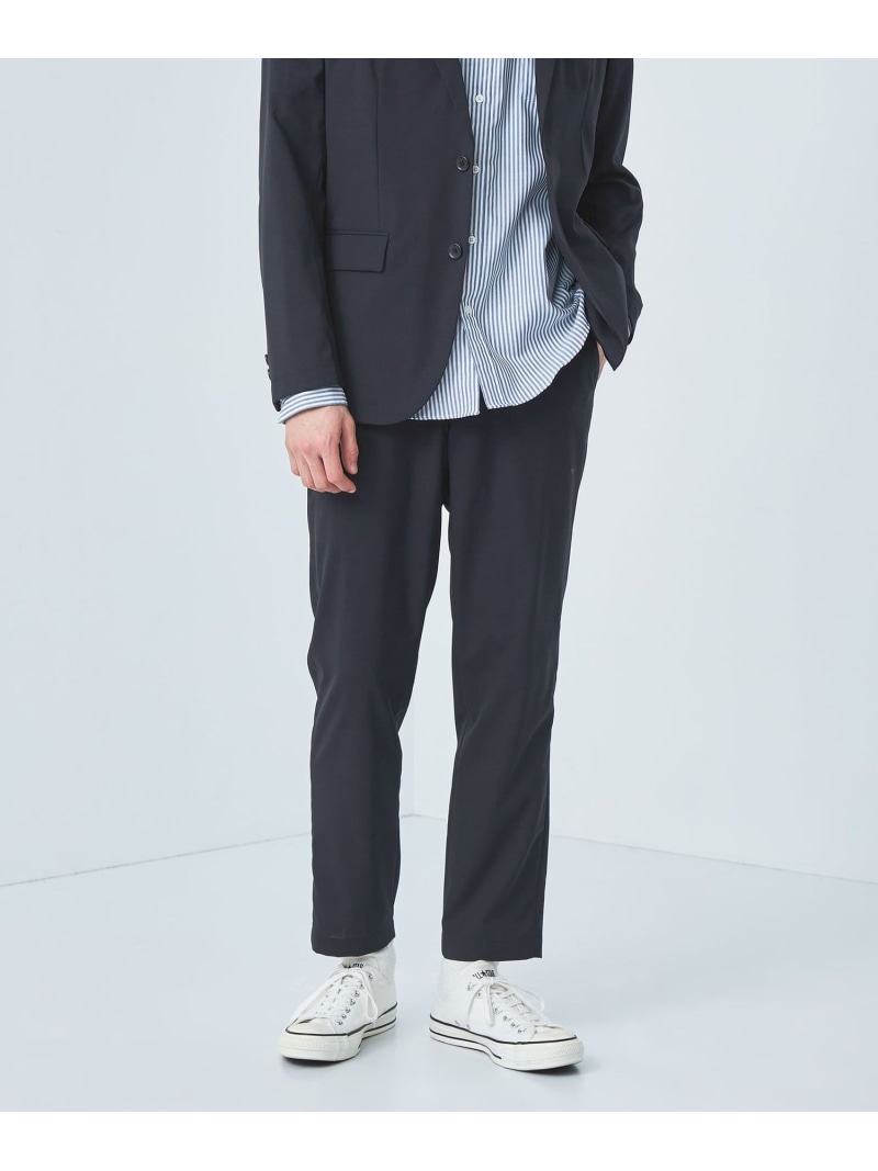 【SALE/50%OFF】UNITED ARROWS green label relaxing ウォッシャブルトロ ナロー 9分丈 ユーティリティパンツ S1 -ストレッチ・防シワ- ユナイテッドアローズ アウトレット パンツ その他のパンツ ネイビー ブラック グレー【RBA_E】【送料無料】
