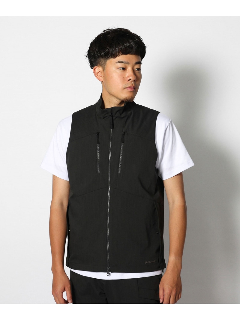 【SALE／50%OFF】Snow Peak FR Stretch Vest スノーピーク トップス ベスト・ジレ ブラック ベージュ【RBA_E】【送料無料】