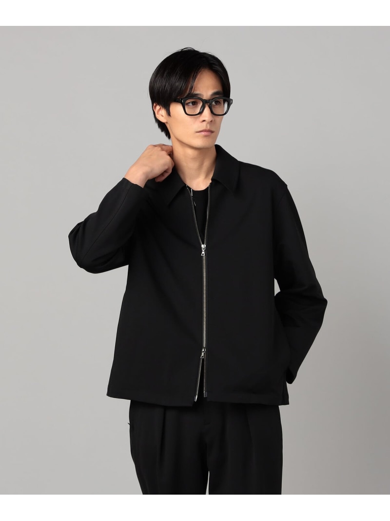 【SALE／40%OFF】COMME CA MEN ソロテックス レーヨンフィラメント ステンカラーブルゾン コムサメン ジャケット・アウター ブルゾン・ジャンパー ブラック【RBA_E】【送料無料】 21,681円