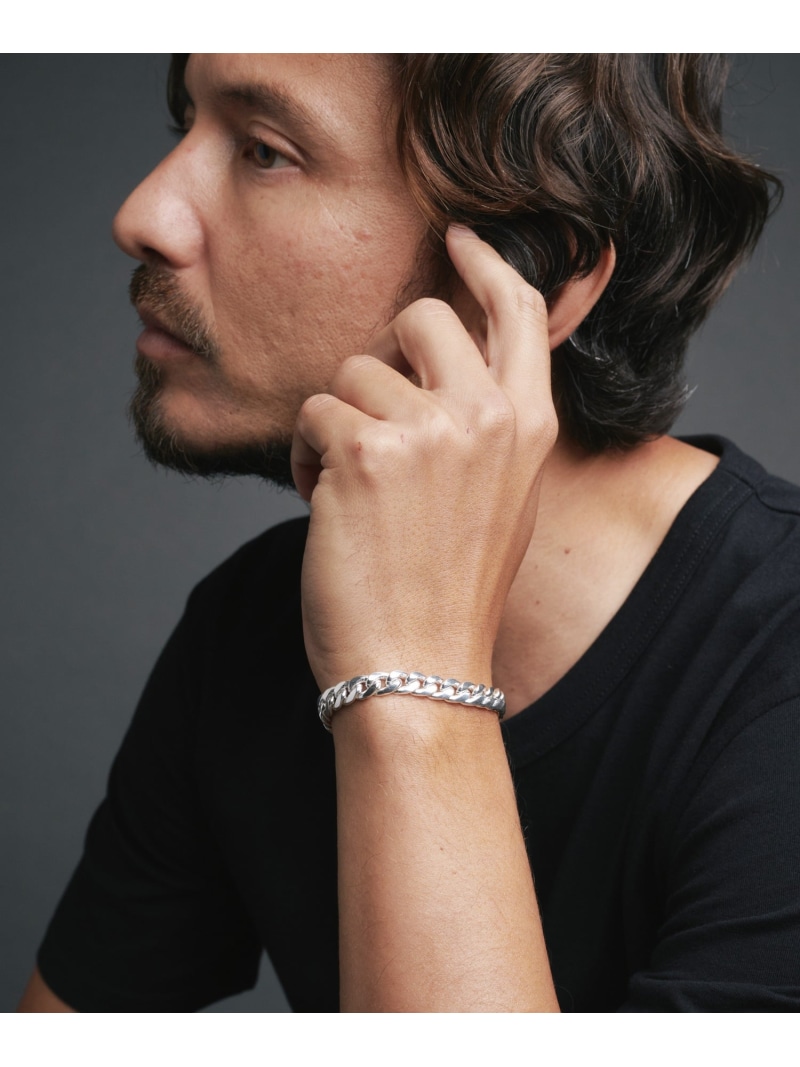 楽天市場】マイアミキューバンチェーン ブレスレット サイズ21cm