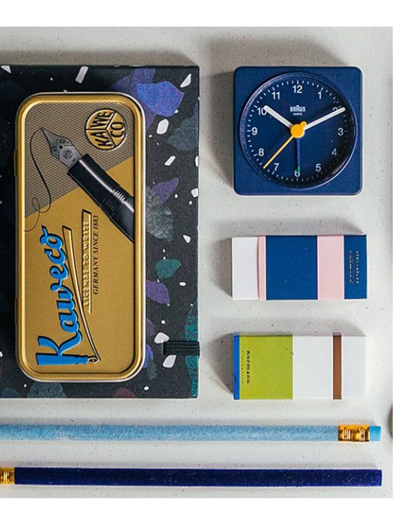 HIROB BRAUN ALARM CLOCK BLUE BC02BL ヒロブ インテリア・生活雑貨 時計 ブルー【送料無料】