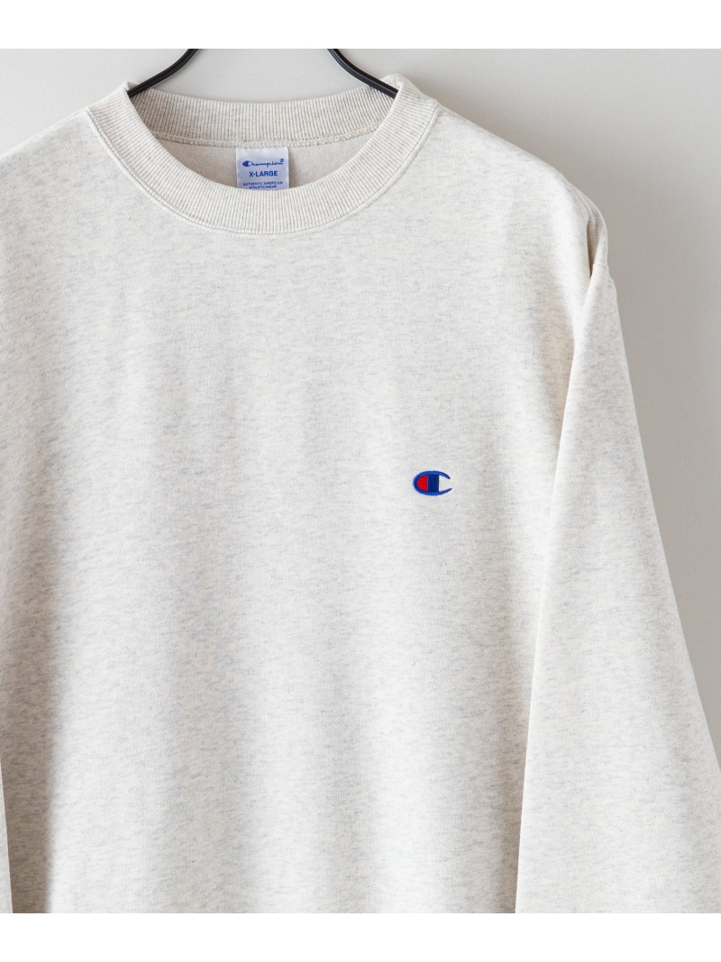 Champion Champion/(M)裏起毛 クルーネック スウェット ジーンズメイト トップス スウェット・トレーナー ネイビー ブラック グレー ホワイト【送料無料】