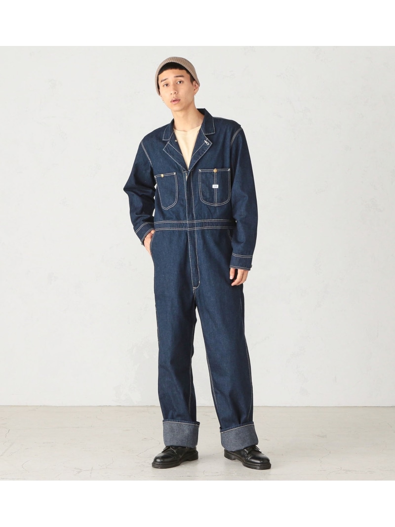Lee Lee DUNGAREES UNION-ALLS/繋ぎ/飛び降りる背広/オールインワン/ジーンズ【ユニ一発やる】 エドウインオンラインモール オールインワン・厚地の外套櫂 オーバーオール・サロペット 白いこと 青色【貨物輸送無料】