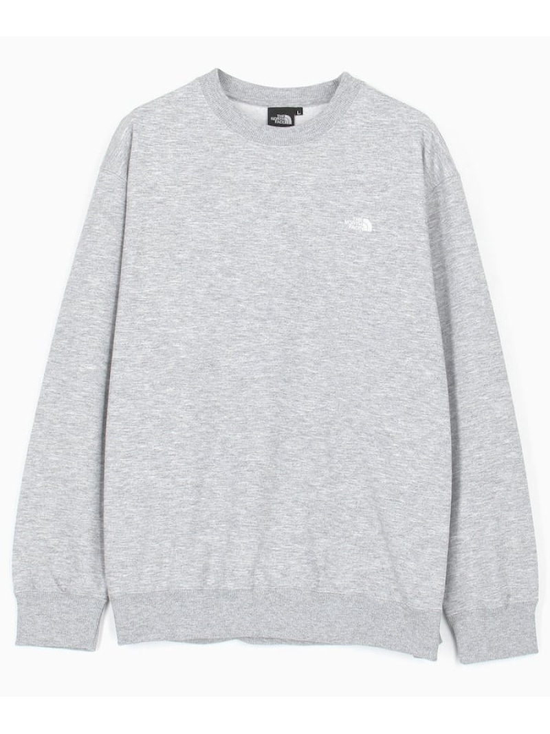【SALE／11%OFF】THE NORTH FACE S LOGO HTR SWT CRW/スモールロゴヘザースウェットクルー  25AW フリークスストア トップス スウェット・トレーナー 黒いこと 薄墨色【RBA_E】【貨物輸送無料】