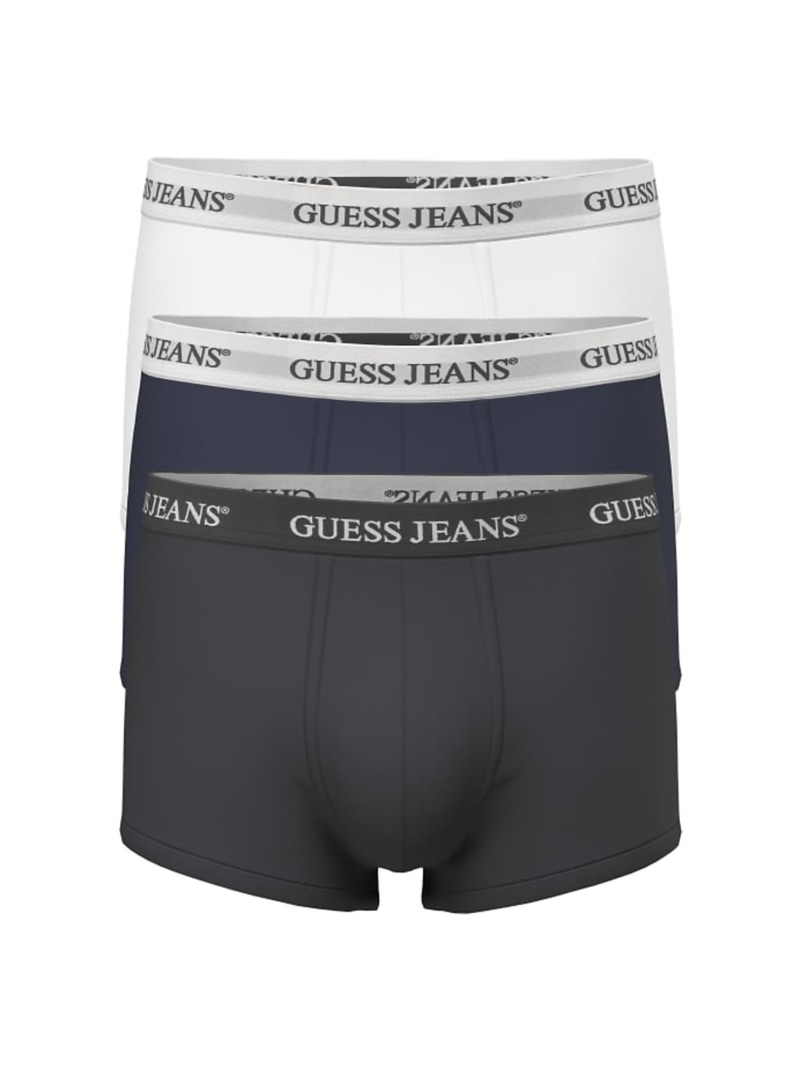 ABAHOUSE LASTWORD 【GUESS / ゲス】GJ3PACK TRUNK ボクサーパンツ / ボクサー アバハウス インナー・ルームウェア その他のインナー・ルームウェア グレー グリーン ホワイト ブラック【先行予約】*【送料無料】
