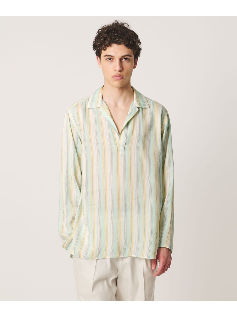UNITED ARROWS ＜SOVEREIGN＞マルチ縞模様 旗がしらプルオーバー ユナイテッドアローズ トップス プルオーバー・トップ【貨物輸送無料】 メンズファッション-トップス-カジュアルシャツ