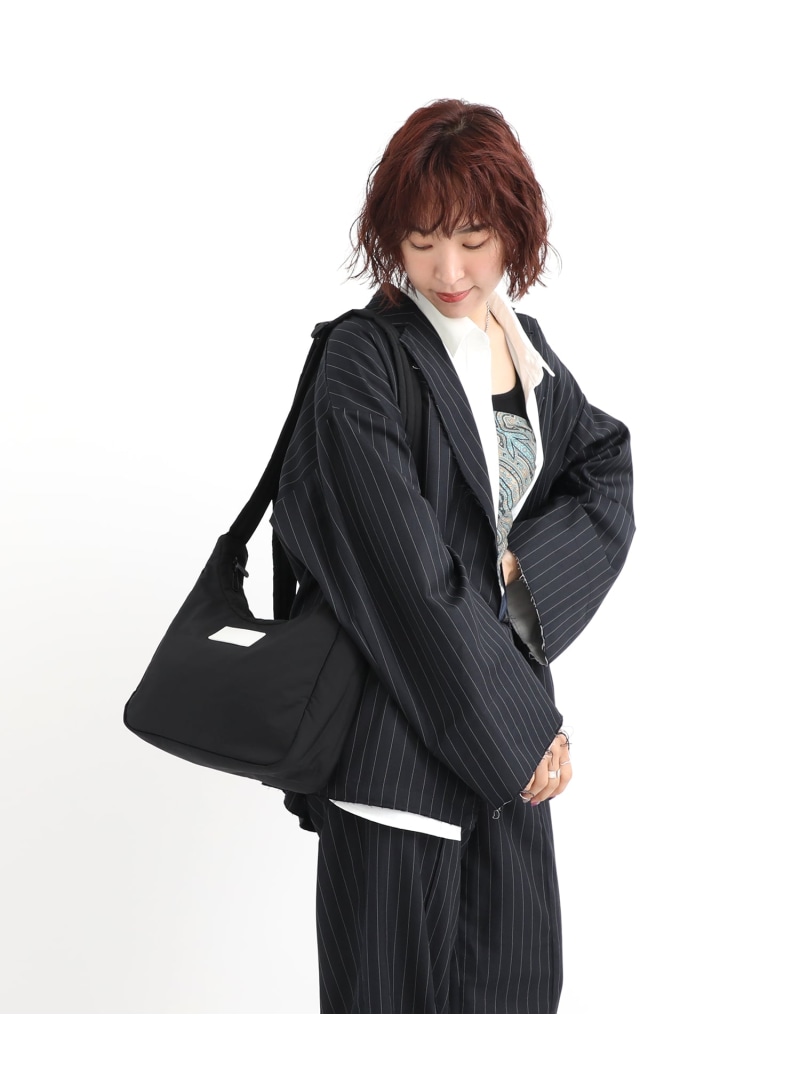 Manhattan Portage Manhattan Portage/(U)Allerton Shoulder Bag Padded Polyester Poplin マンハッタンポーテージ 御徒面子 ショルダーバッグ 黒いこと【貨物輸送無料】