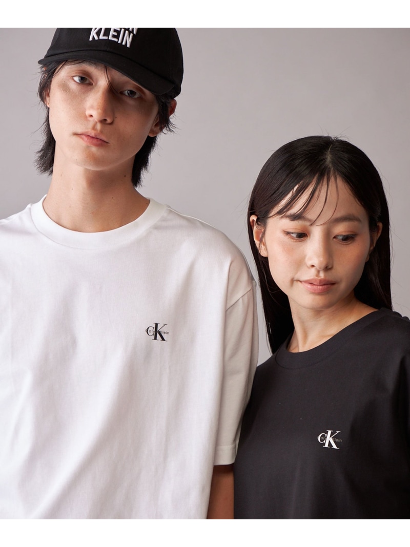 Calvin Klein Jeans (U)【公式ショップ】 カルバンクライン Tシャツ(2枚パック) - ユニセックスショートスリーブTシャツ Calvin Klein Jeans 4RAB217 カルバン・クライン トップス カットソー・Tシャツ【送料無料】｜ Fashion Men