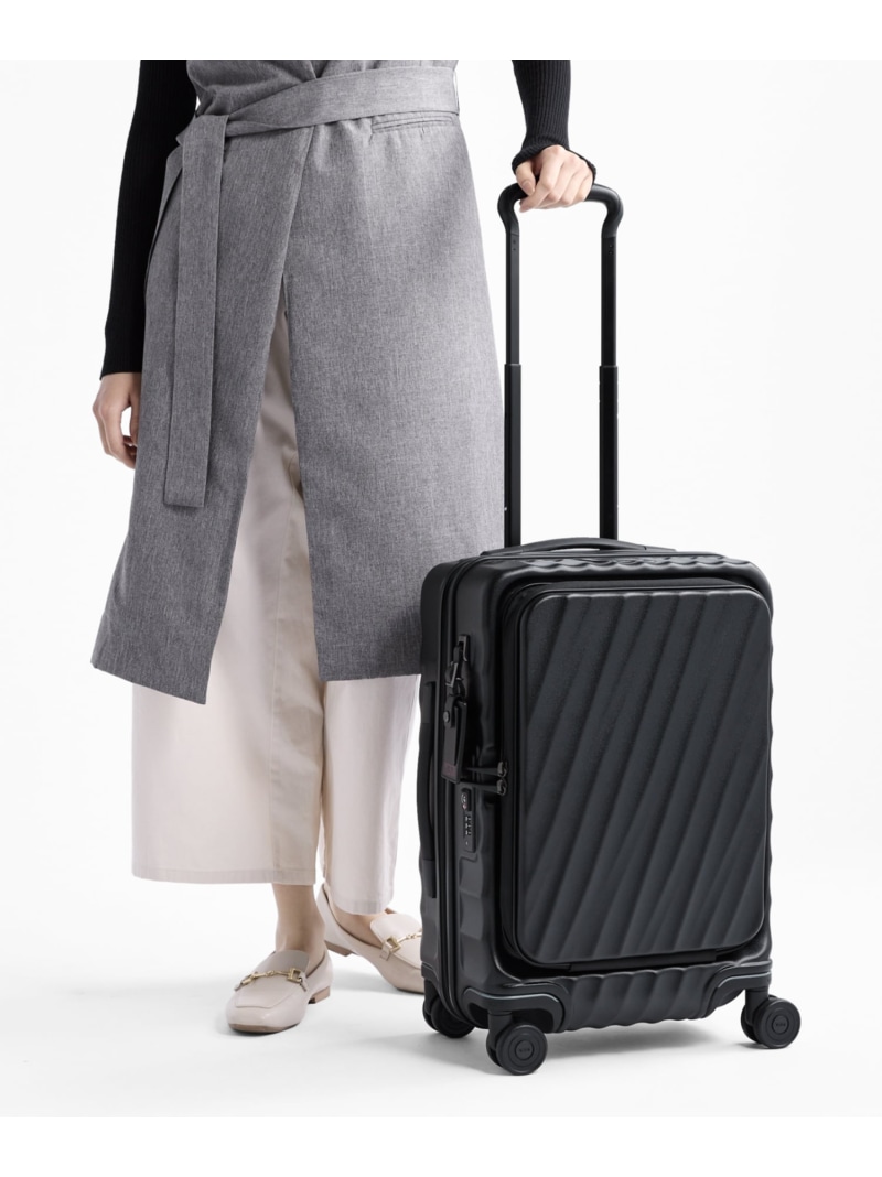 TUMI 【堅苦しさ】5年引き受ける 19DEGREE フロントアクセス・キャリーオン 機内持ち込み トゥミ 御徒面子 旅行バッグ・キャリーバッグ 黒いこと【貨物輸送無料】