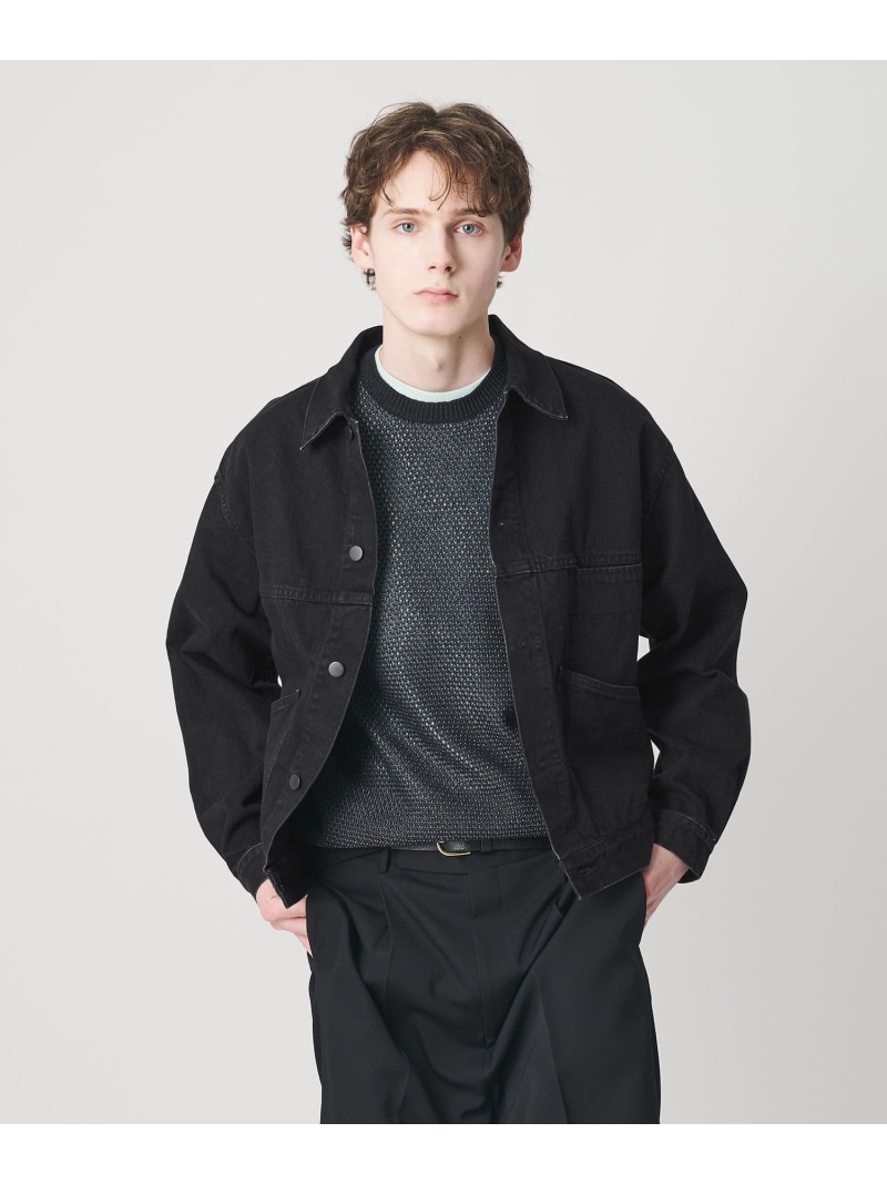 【SALE／15%OFF】BEAUTY&YOUTH UNITED ARROWS フェード ブラック デニム ブルゾン ビューティー＆ユース　ユナイテッドアローズ ジャケット・アウター その他のジャケット・アウター ブラック【RBA_E】【送料無料】