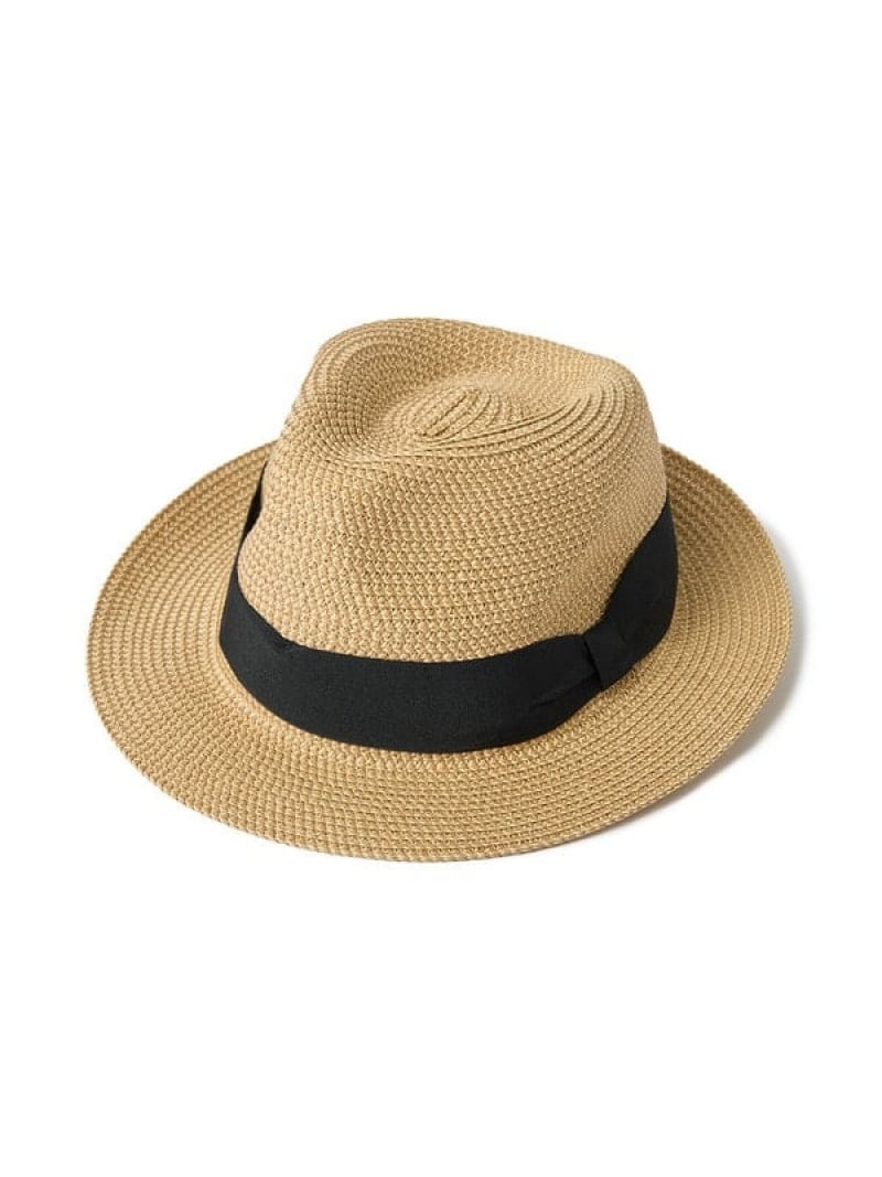 MEN\u0027S BIGI PAPER FOLDING HAT メンズ ビギ 鳥打ち帽 かぶり笠 米国海軍 ベージュ 黒いこと【貨物輸送無料】 帽子-ハット