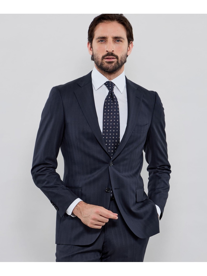 MACKINTOSH LONDON 【NEW BRIDGE】Super150\u0027s シャドーストライプスーツ マッキントッシュ 英国の首都 背広・フォーマル 背広上衣 米国海軍【貨物輸送無料】