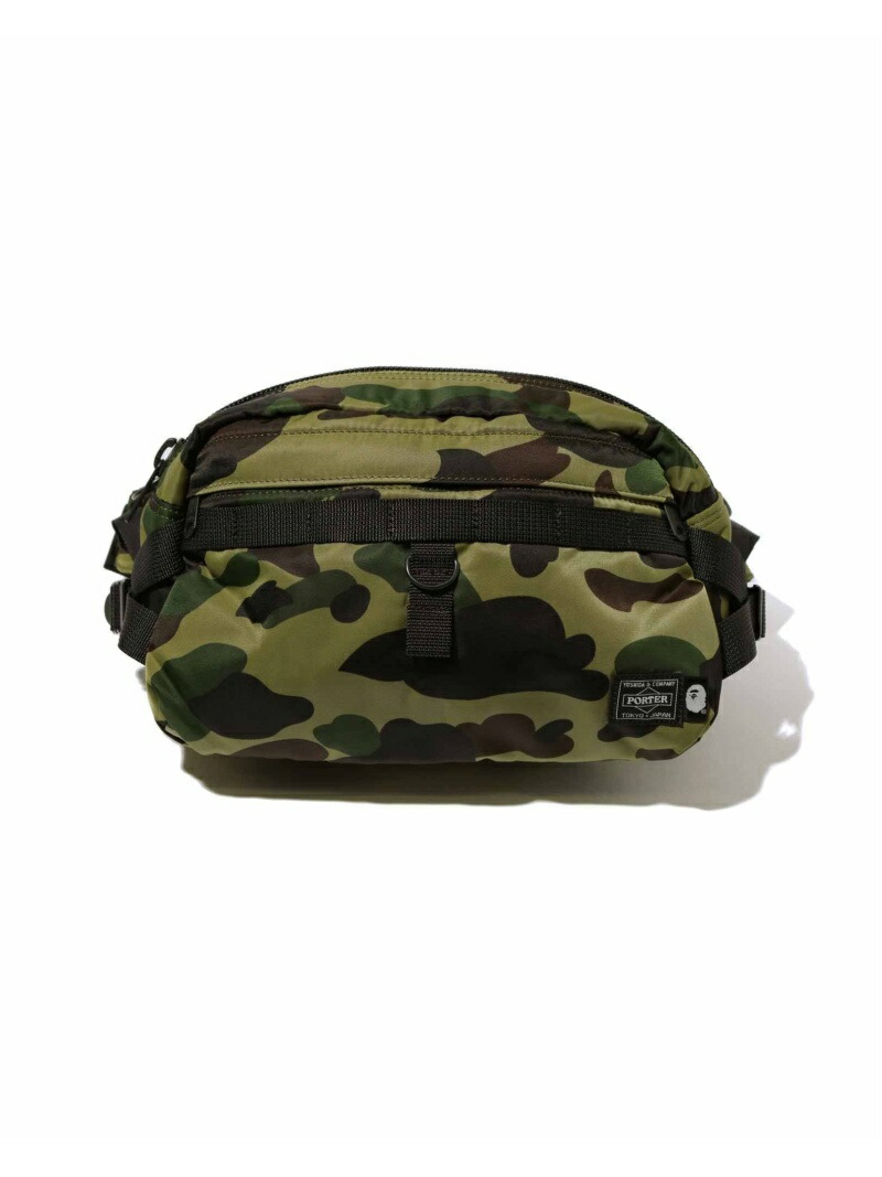【楽天市場】A BATHING APE PORTER 1ST CAMO WAIST BAG M ア ベイシング エイプ バッグ ボディバッグ・ウエストポーチ グリーン イエロー【送料無料