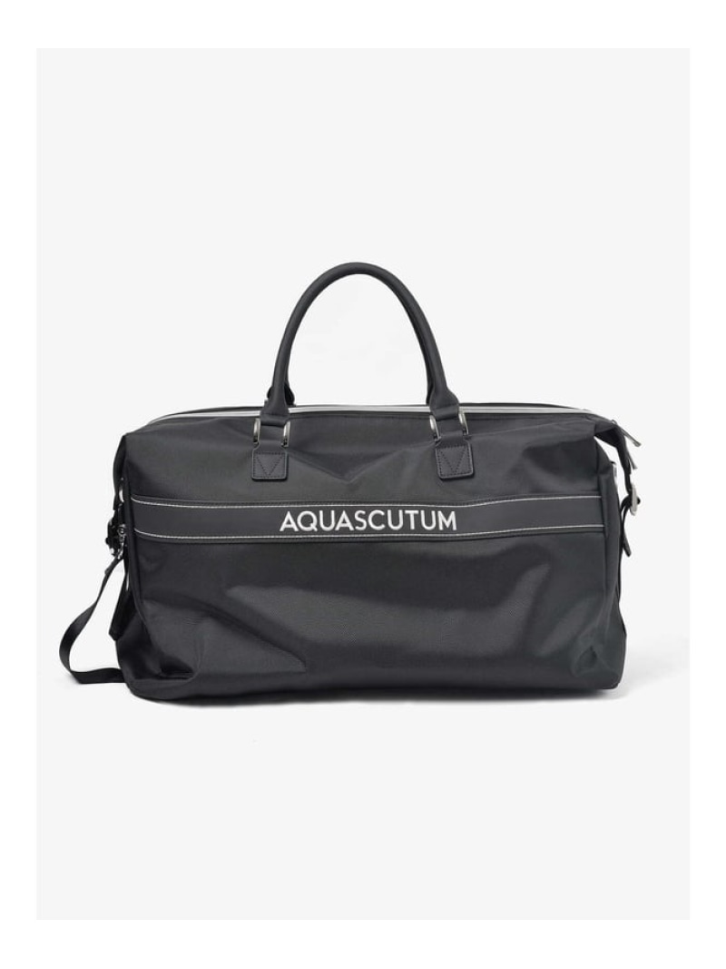 【SALE／50%OFF】Aquascutum GOLF GOLF AQロゴ ボストンバッグ アクアスキュータム バッグ その他のバッグ ブラック【RBA_E】【送料無料】