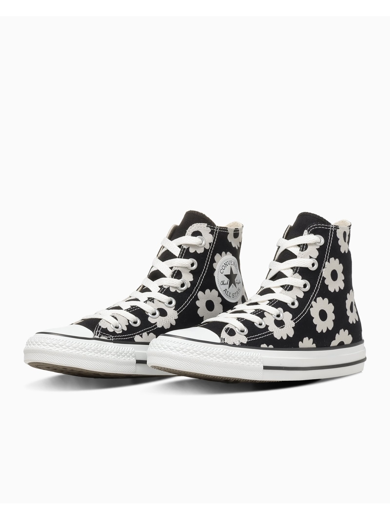 CONVERSE 【公式】オールスター フラワープリント HI　ハイカット コンバース シューズ・靴 スニーカー ブラック ホワイト【送料無料】