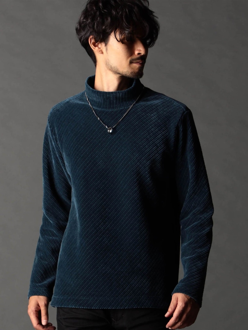 NICOLE CLUB FOR MEN モールバイヤス モックネックプルオーバー ニコル トップス その他のトップス ホワイト ブルー ブラック グレー【送料無料】