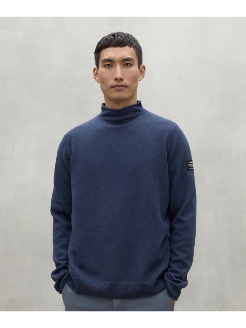【SALE/40%OFF】ECOALF LORO ハイネック ニット / LOROALF KNIT MAN エコアルフ トップス ニット ネイビー【RBA_E】【送料無料】| Fashion Men