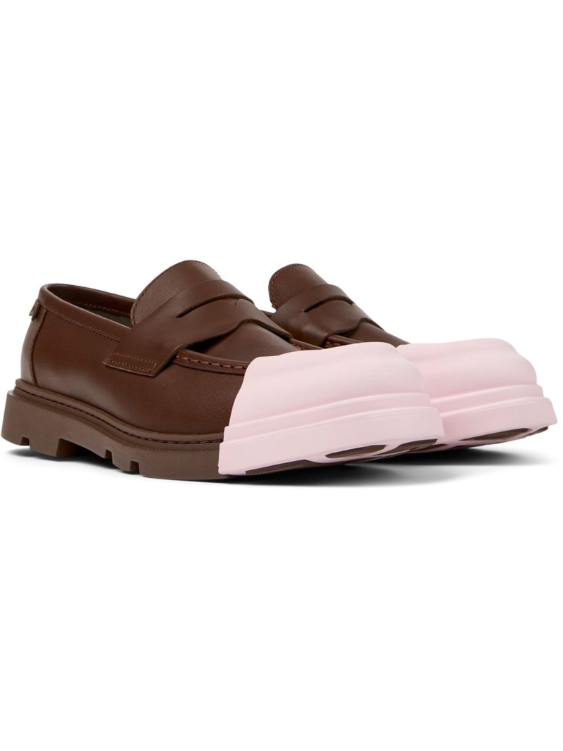 CAMPER [カンペール] JUNCTION / 心地よいシューズ カンペール シューズ・靴 モカシン・デッキシューズ 赤銅色【貨物輸送無料】