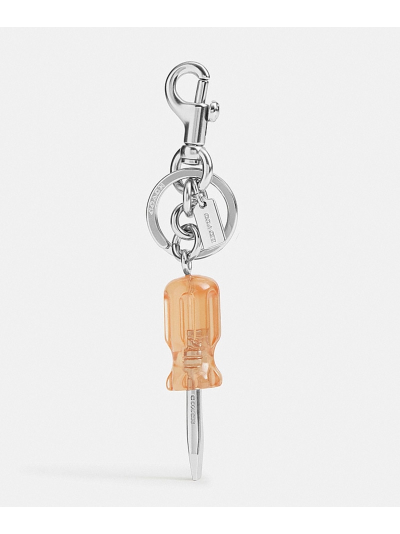 COACH スクリュードライバー バッグ チャーム コーチ ファッション雑貨 チャーム・キーチェーン シルバー【送料無料】 12,012円