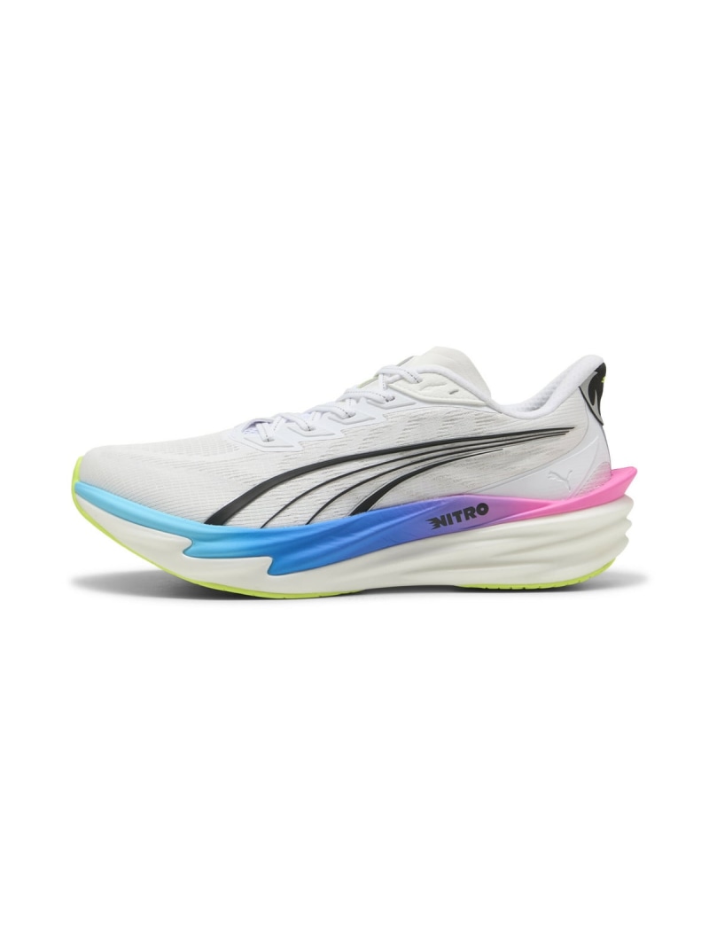 PUMA メンズ ディヴィエイト ニトロ 4 ランニングシューズ Deviate NITRO 4 プーマ シューズ・靴 スニーカー ホワイト【送料無料】
