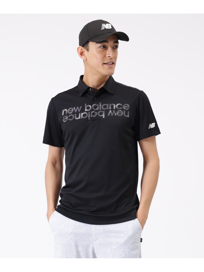 New Balance Golf 接触冷感 半袖カラーシャツ (MENS) ニューバランスゴルフ トップス シャツ・ブラウス ホワイト ブラック イエロー【送料無料】