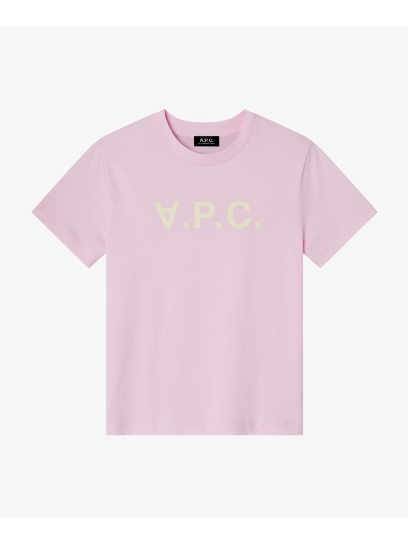 A.P.C. Standard Grand VPC Tシャツ アー・ぺー・セー トップス カットソー・Tシャツ ピンク ブルー【送料無料】｜ Fashion Men