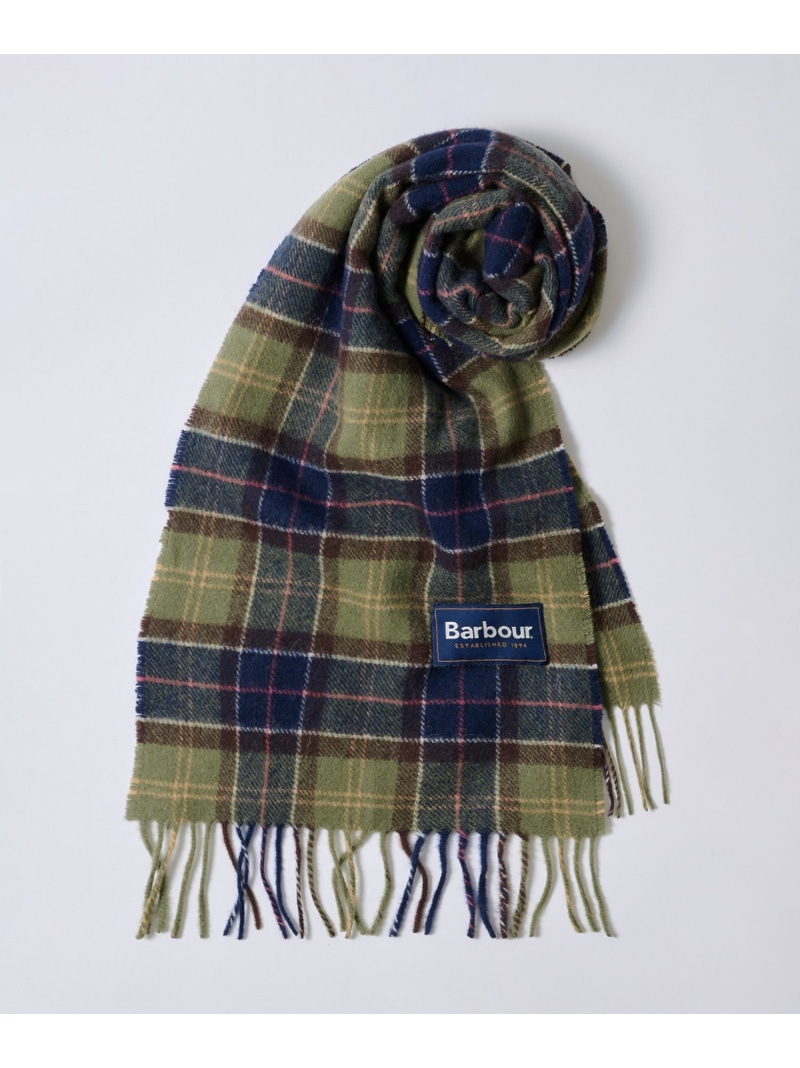 【SALE／5%OFF】Barbour Barbour/Barbour tartan lambswool scarf /バブアー ウール マフラー セットアップセブン ファッション雑貨 マフラー・ストール・ネックウォーマー【RBA_E】【送料無料】