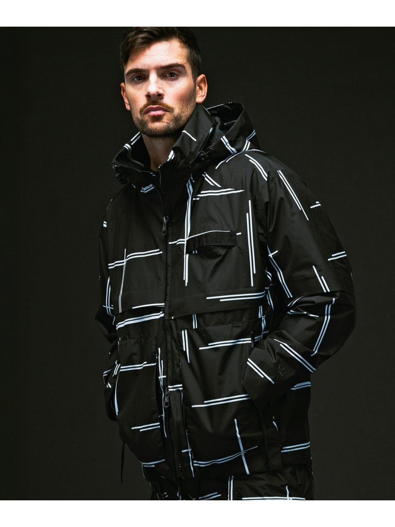 1PIU1UGUALE3 RELAX 1PIU1UGUALE3 RELAX * +phenix トラックジャケット シフォン ジャケット・アウター その他のジャケット・アウター ブラック【送料無料】